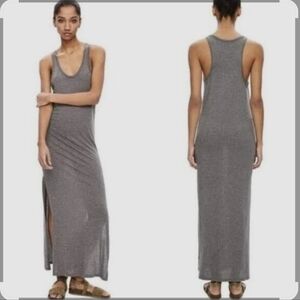 Theory Sameetha Plume Jersey Maxi Dress Size Large